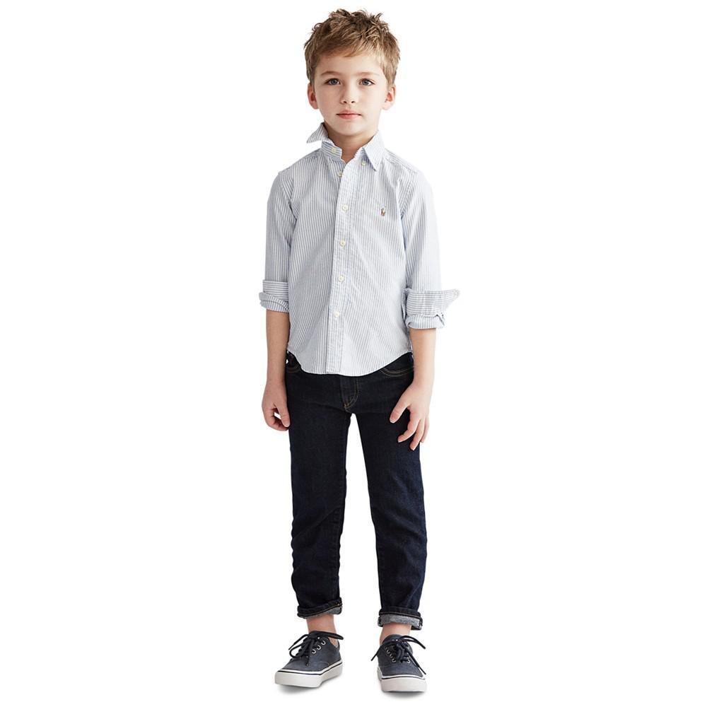 商品Ralph Lauren|Toddler Boys Blake Cotton Oxford Shirt,价格¥255,第3张图片详细描述