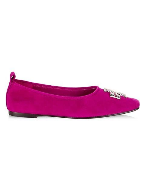 商品Tory Burch|Eleanor Suede Ballet Flats,价格¥841,第1张图片