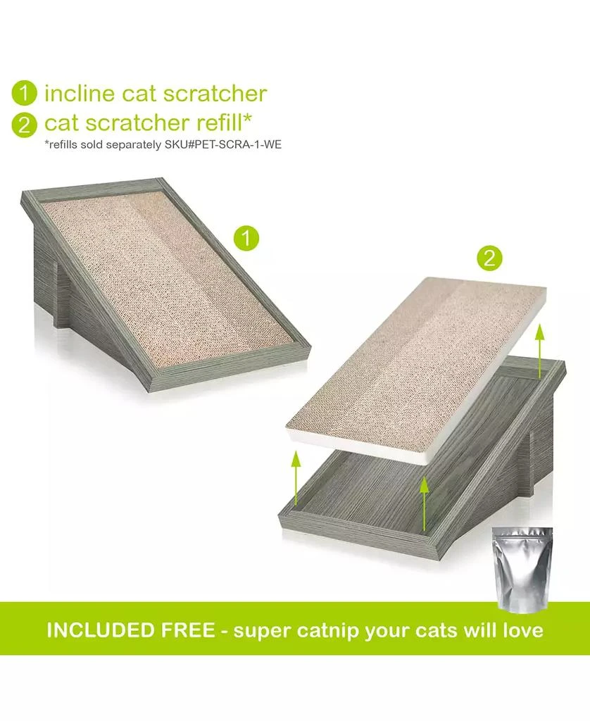 Cat Scratcher Incline with Catnip 商品