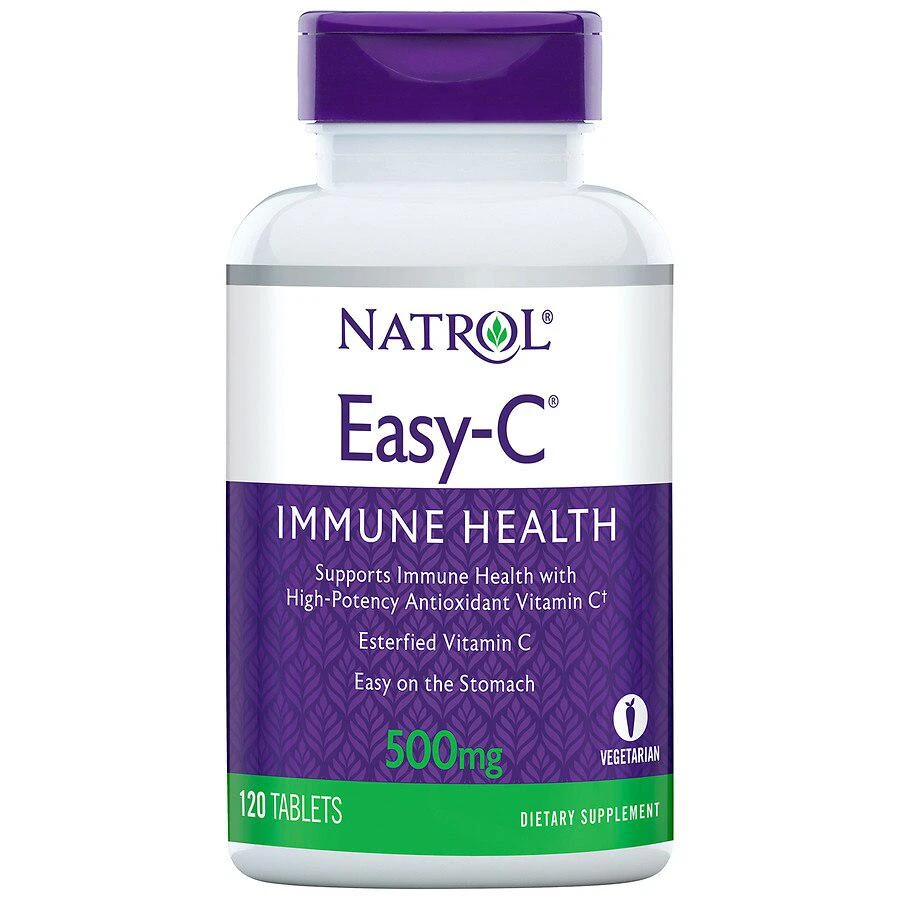 商品Natrol|Easy-C 500 mg, Immune Health, Tablets,价格¥89,第1张图片
