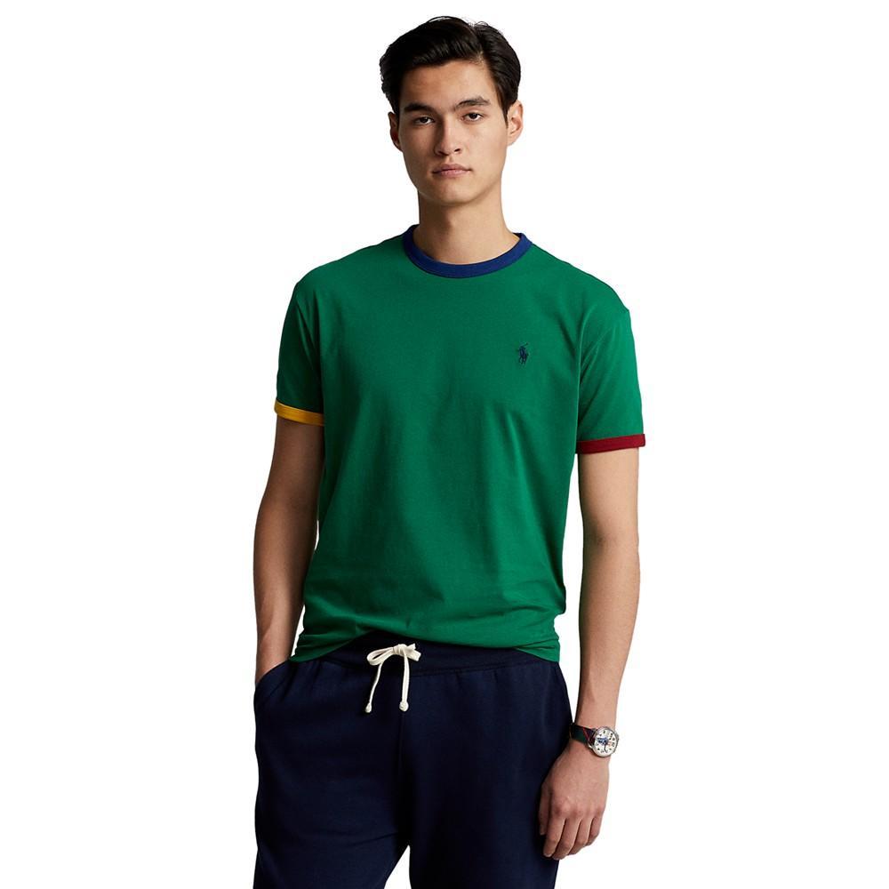 商品Ralph Lauren|Men's Classic-Fit Jersey Crewneck T-Shirt,价格¥287,第1张图片