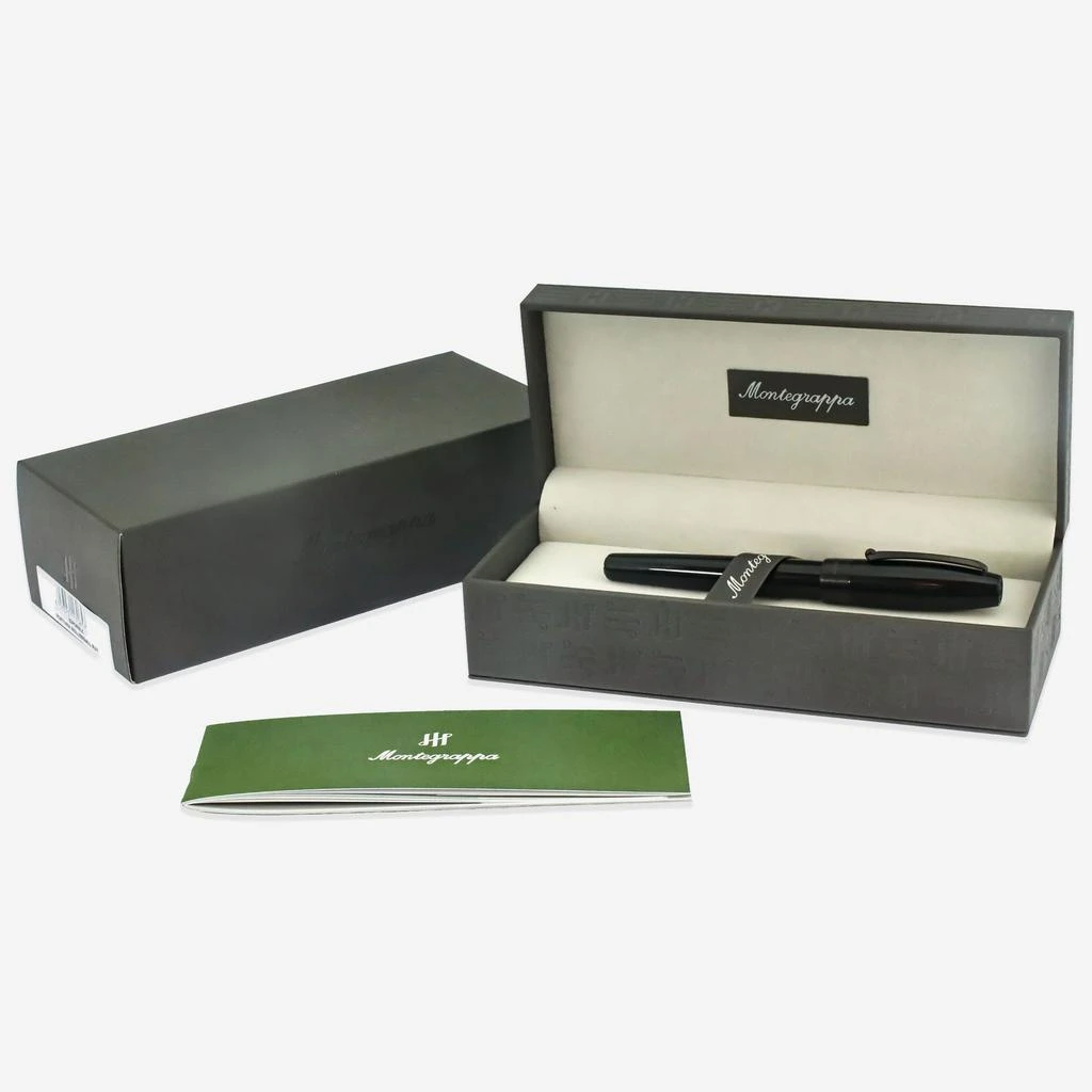 商品Montegrappa|Montegrappa Fortuna Black With Black Trim Fountain Pen (M),价格¥1121,第5张图片详细描述