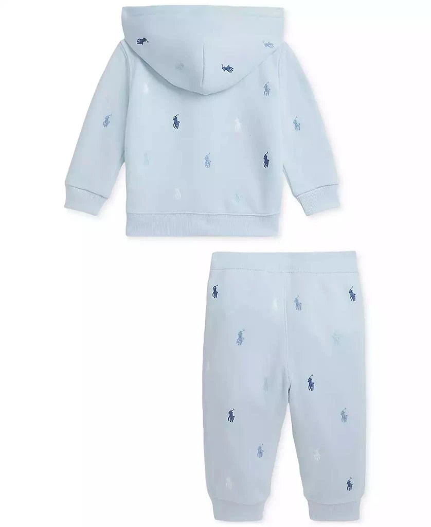 商品Ralph Lauren|Baby Embroidered Hoodie & Pant Set,价格¥349,第2张图片详细描述