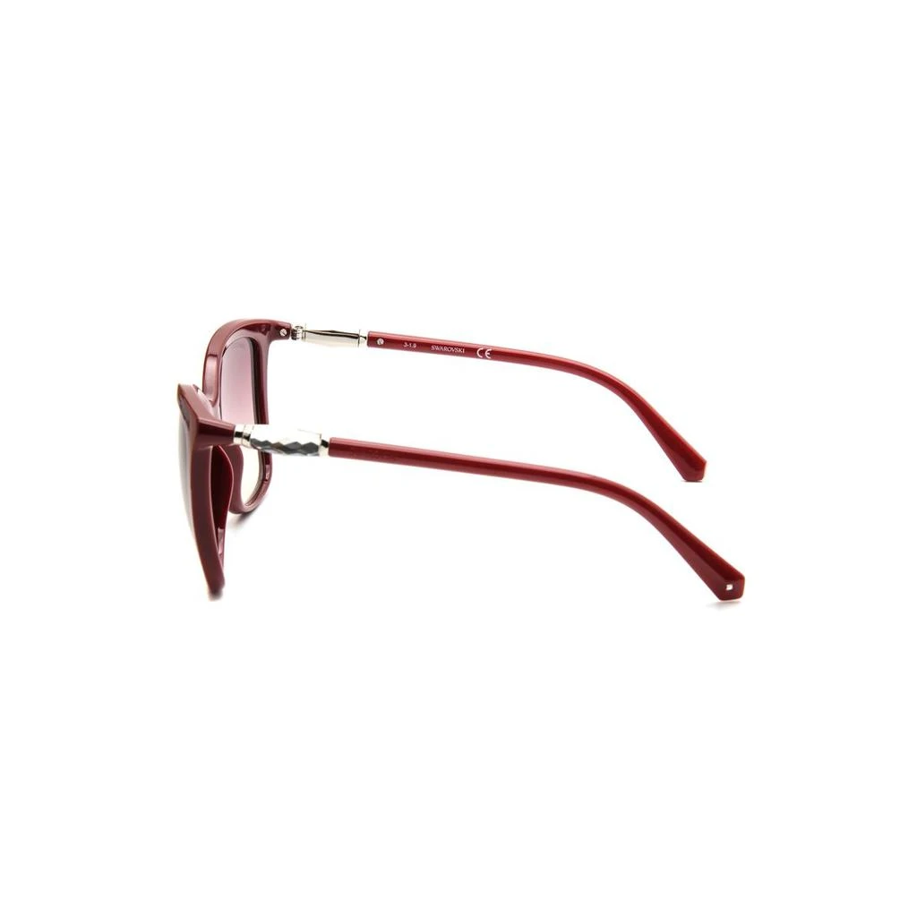 商品Swarovski|Swarovski Shiny Bordeaux & Bordeaux Sunglasses SK0227-5569T,价格¥860,第4张图片详细描述