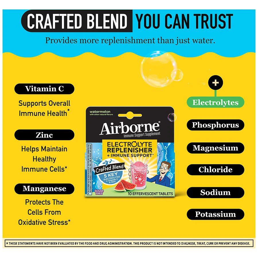Electrolyte Replenisher + Immune Support, Effervescent Tablets 商品