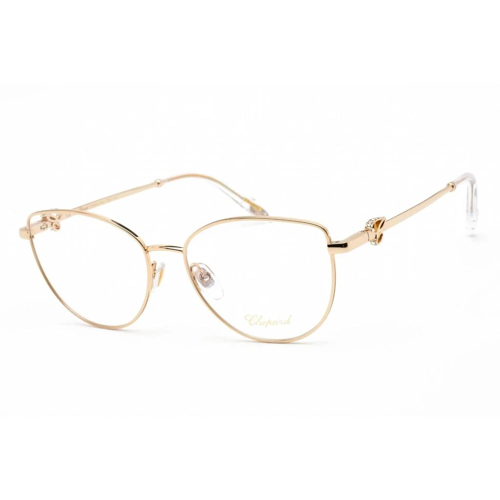 商品Chopard|Chopard Women's Eyeglasses - Shiny Rose Gold Metal Cat Eye Shape Frame | VCHF51S 0300,价格¥1445,第1张图片