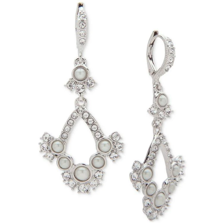 商品Givenchy|Silver-Tone Crystal & Imitation Pearl Drop Earrings,价格¥191,第1张图片