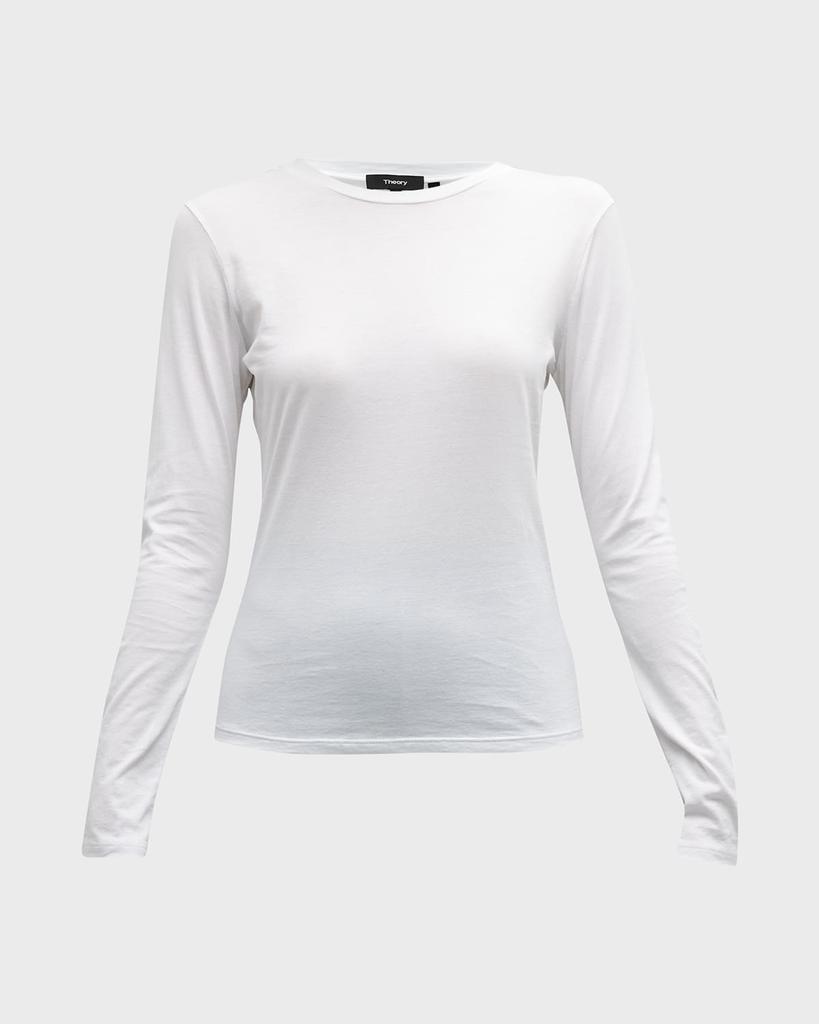 Tiny Tee Long-Sleeve Cotton T-Shirt商品第2张图片规格展示