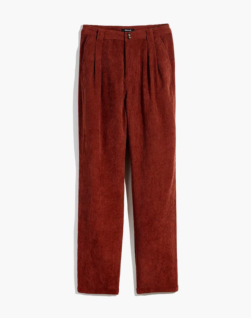 商品Madewell|Corduroy High-Rise Tapered Pants,价格¥586,第7张图片详细描述