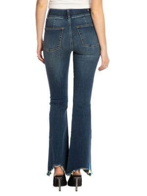 商品Juicy Couture|Malibu Whiskered Faded Wash Jeans,价格¥435,第4张图片详细描述