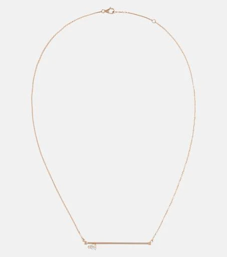 商品Repossi|Serti Sur Vide 18kt rose gold necklace with diamond,价格¥39565,第1张图片