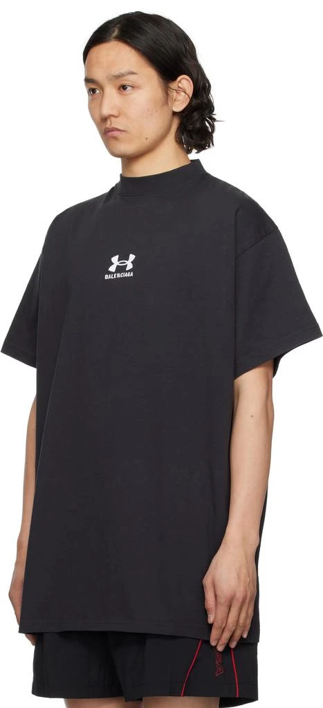 商品Balenciaga|Black Under Armour Edition Oversized T-shirt,价格¥3333,第4张图片详细描述