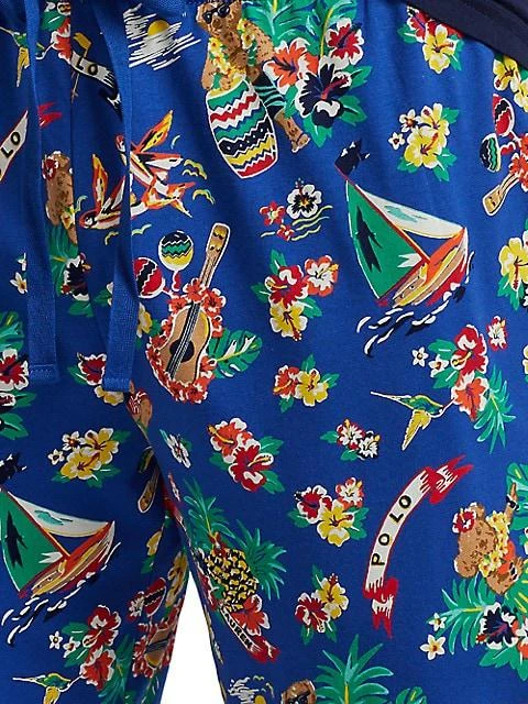 商品Ralph Lauren|Tropical Polo Bear Sleep Joggers,价格¥261,第4张图片详细描述