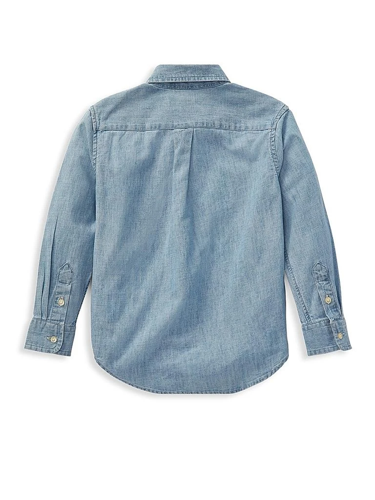 商品Ralph Lauren|Little Boy's & Boy's Chambray Shirt,价格¥412,第3张图片详细描述