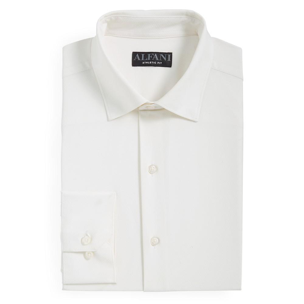 商品Alfani|Men's Regular Fit Travel Ready Knit Solid Dress Shirt, Created for Macy's,价格¥485,第6张图片详细描述