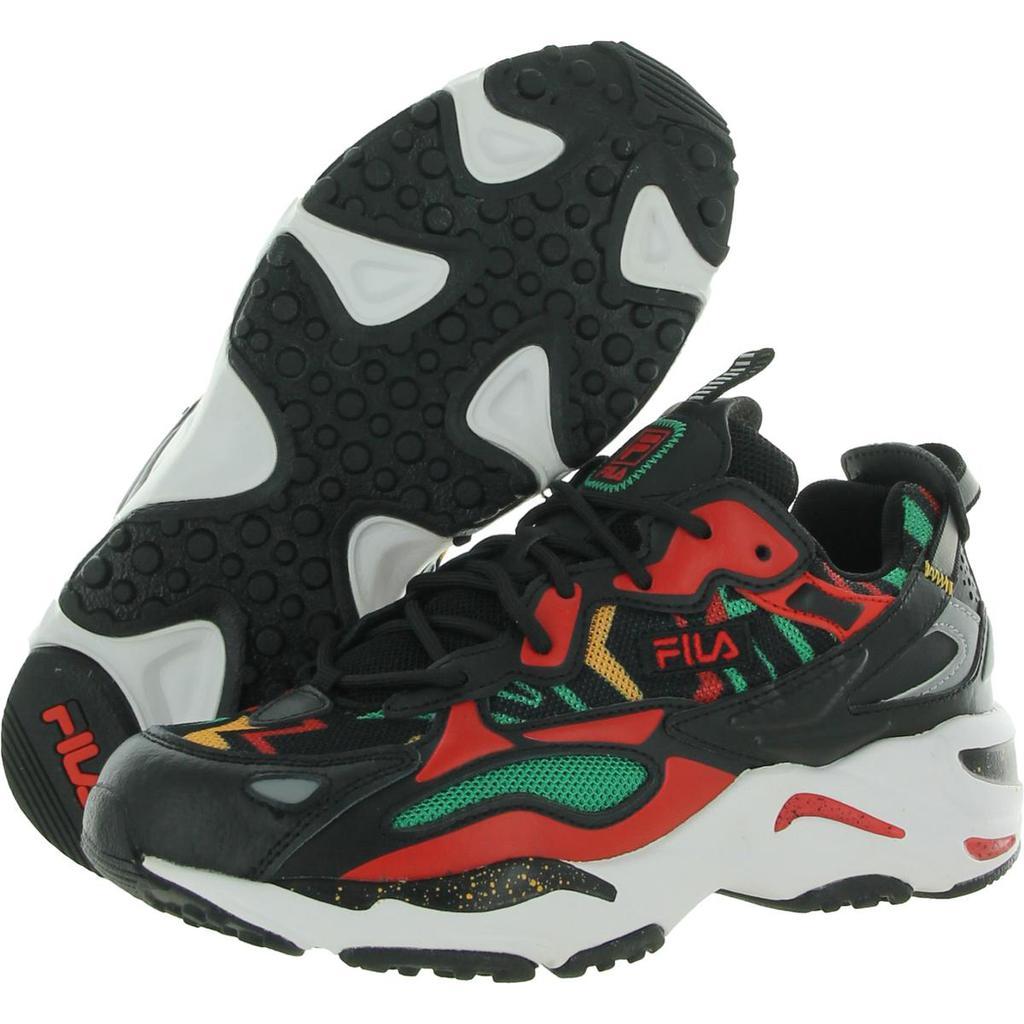 商品Fila|Fila Boys Rau Tracer Apex Casual Mid Tops Casual and Fashion Sneakers,价格¥284,第4张图片详细描述