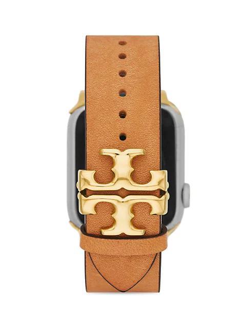 商品Tory Burch|Eleanor Leather Apple Watch® Strap/38MM, 40MM, 41MM,价格¥993,第4张图片详细描述