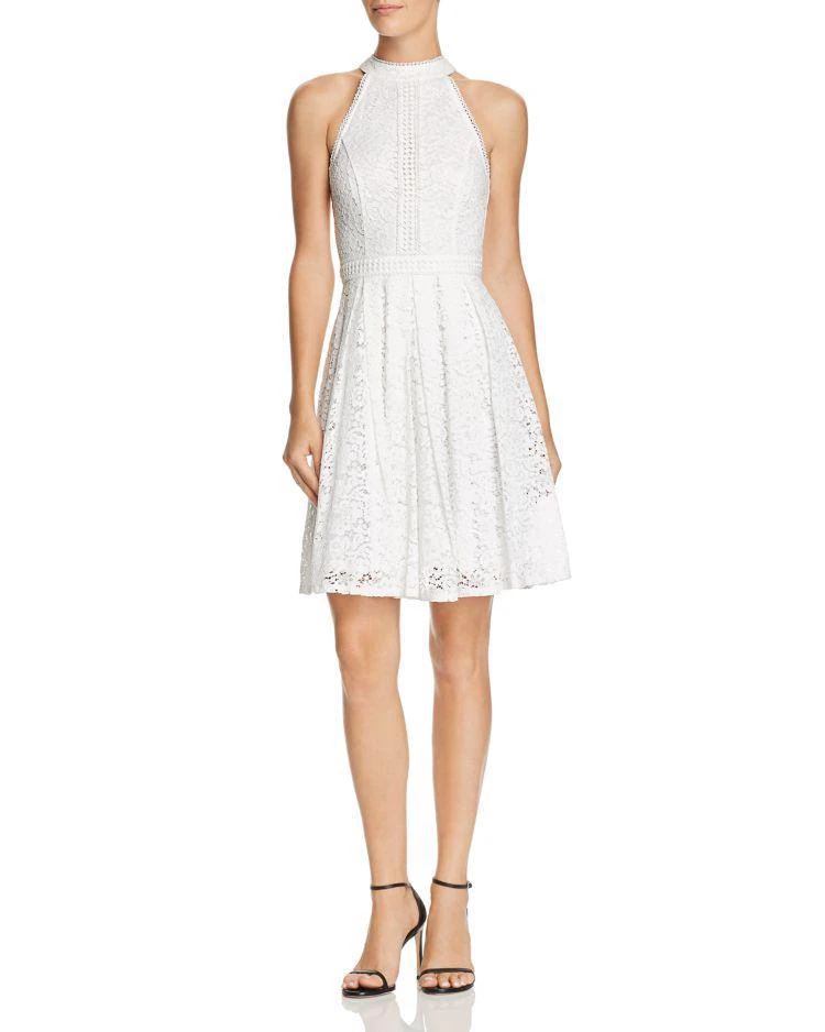 商品AQUA|Lace Fit-and-Flare Dress - 100% Exclusive ,价格¥112,第1张图片
