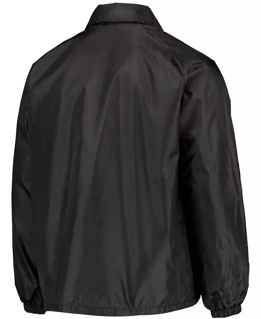 商品Dunbrooke|Men's Black Minnesota Vikings Coaches Classic Raglan Full-Snap Windbreaker Jacket,价格¥299,第3张图片详细描述