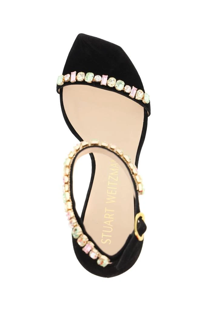 商品Stuart Weitzman|NUNAKEDSTRAIGHT GEM SANDALS,价格¥1889,第3张图片详细描述