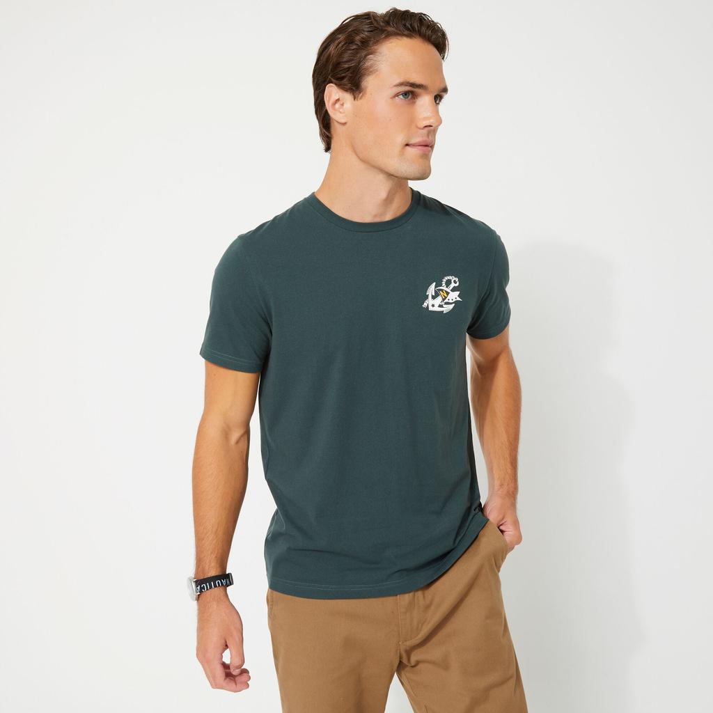 商品Nautica|Nautica Mens Big & Tall Sustainably Crafted Graphic T-Shirt,价格¥78,第1张图片