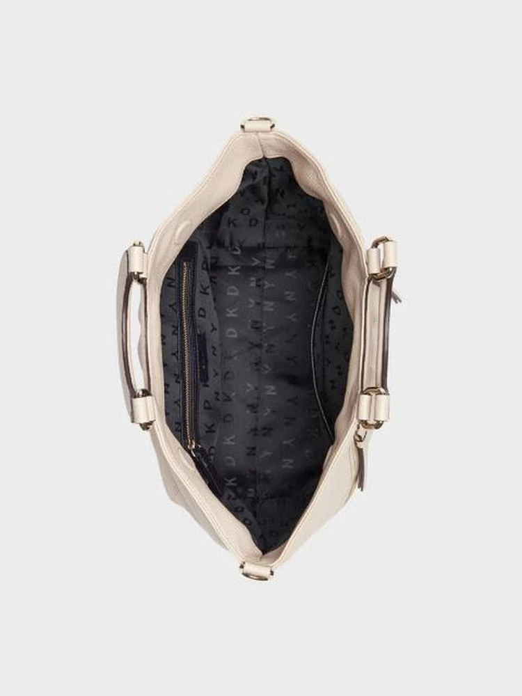商品DKNY|Pebbled Leather Top Handle Small Tote,价格¥1207,第3张图片详细描述