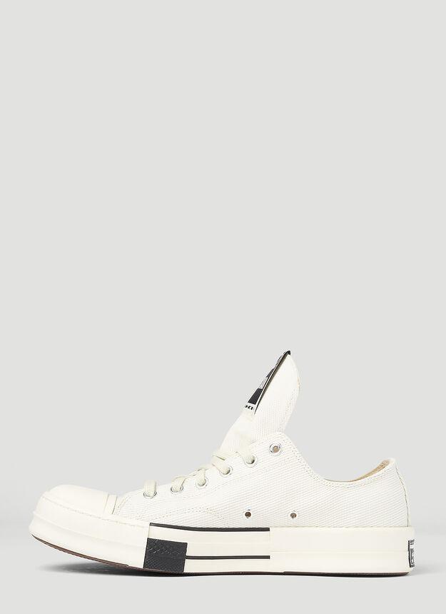 商品Rick Owens|DRKSTR Chuck 70 Low Top Sneakers in White,价格¥547,第5张图片详细描述