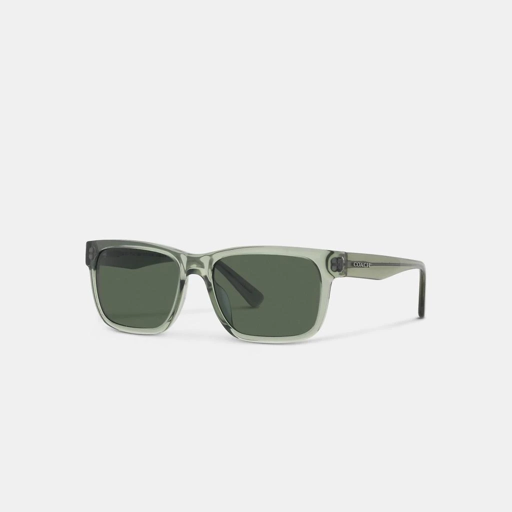 商品Coach|Coach Outlet Square Frame Sunglasses,价格¥775,第4张图片详细描述