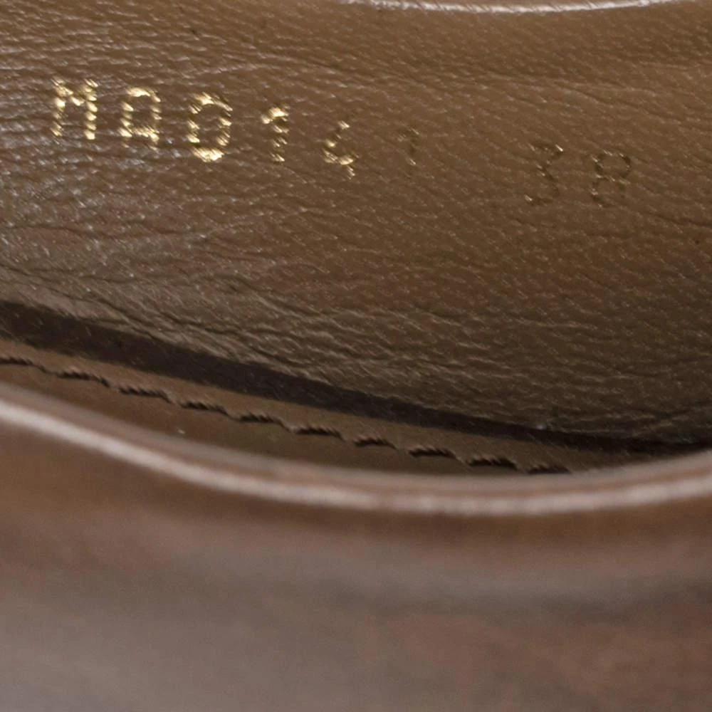 Louis Vuitton Brown Leather Pumps Size 38 商品