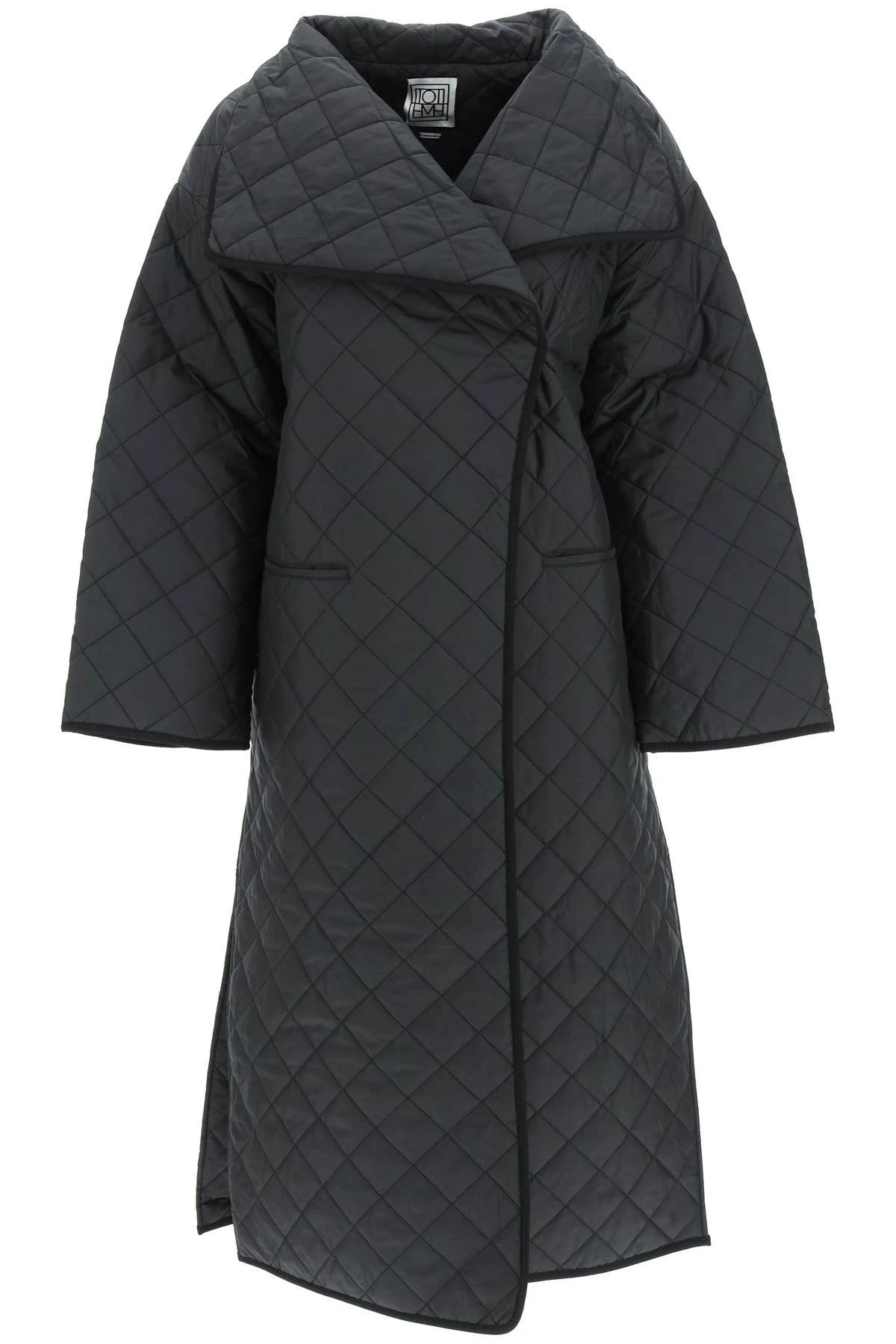 商品【商品预售7天】 Totême|Totême 女士大衣 213112732200 黑色,价格¥3459,第1张图片