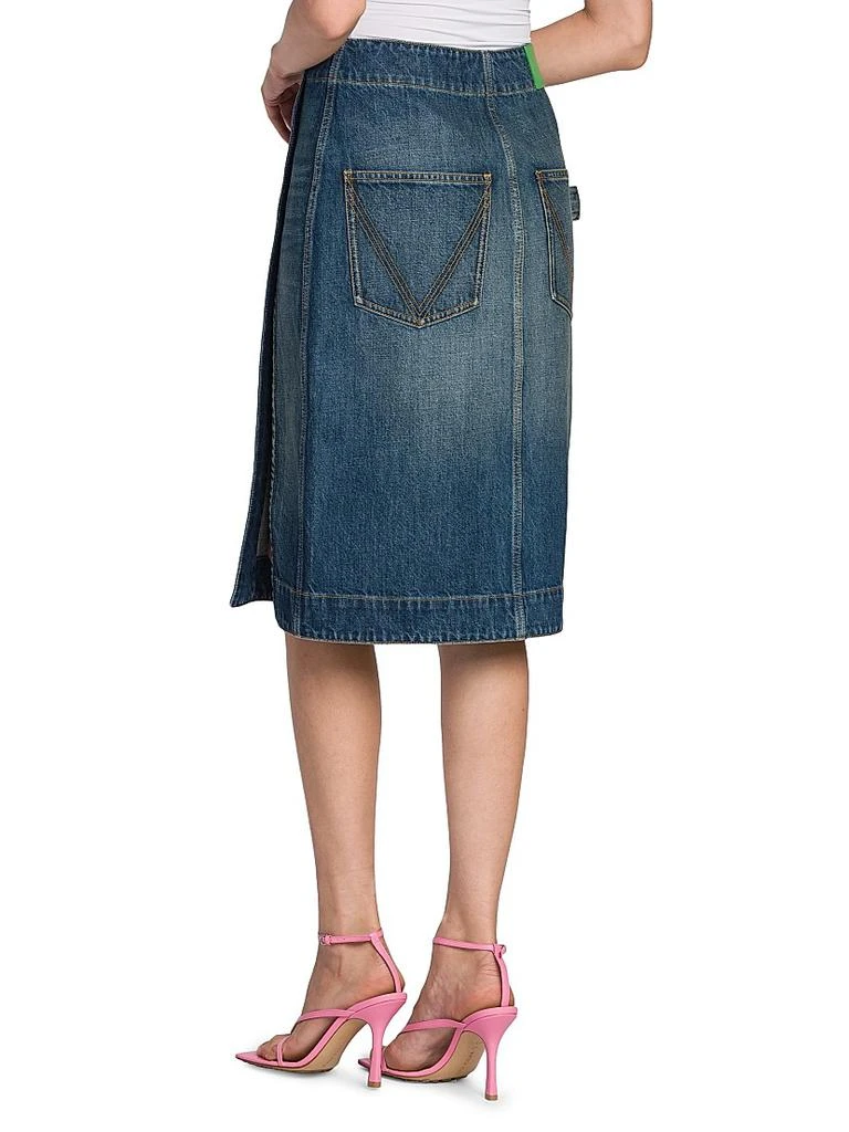 商品Bottega Veneta|Denim Wrap Cargo Skirt,价格¥6348,第5张图片详细描述