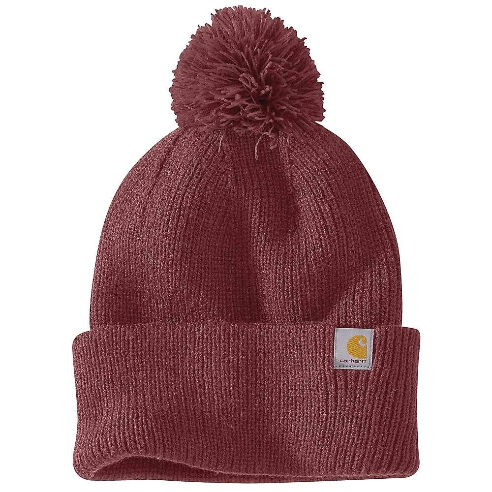 商品Carhartt|Carhartt Women's Knit Pom Pom Cuffed Beanie,价格¥245,第2张图片详细描述