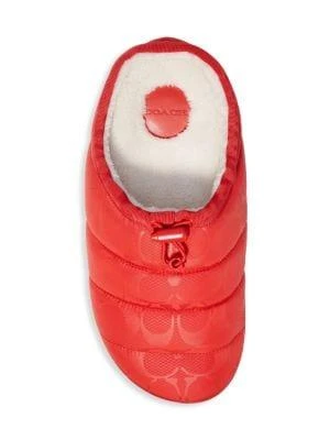 商品Coach|Rachelle Monogram Quilted Nylon Slippers,价格¥263,第4张图片详细描述