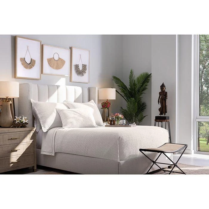 商品Lili Alessandra|Dawn Diamond Quilted Coverlet, King,价格¥6219,第3张图片详细描述