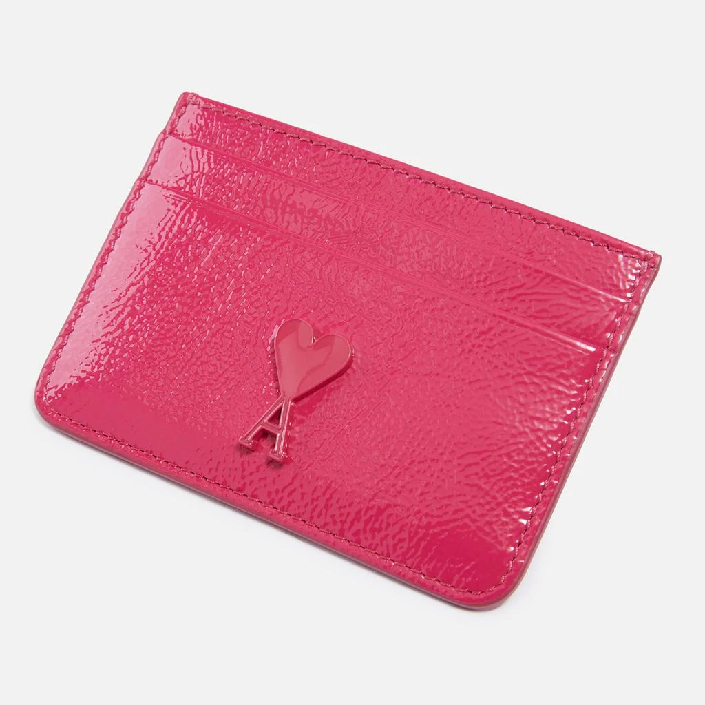 商品AMI|AMI De Cœur Patent-Leather Cardholder,价格¥581,第3张图片详细描述