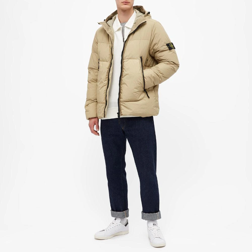 Stone Island Garment Dyed Crinkle Reps Hooded Down Jacket 商品