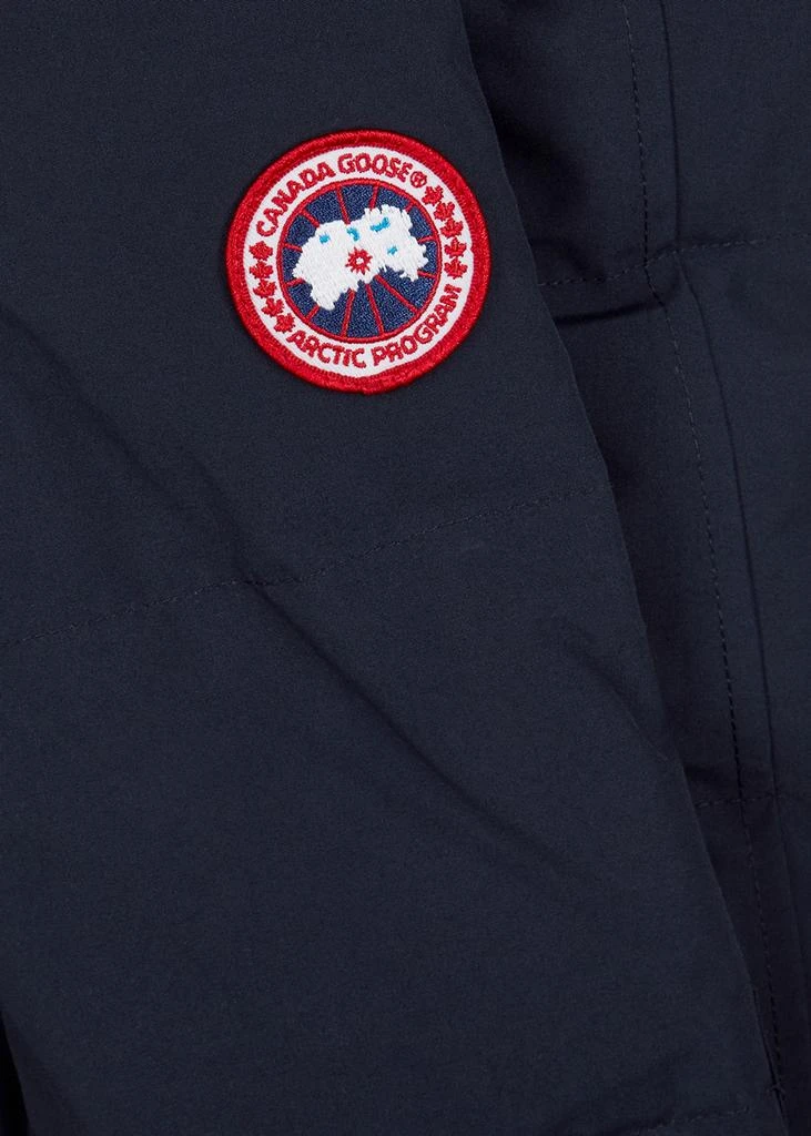 商品Canada Goose|KIDS Juniper fur-trimmed navy quilted Arctic-Tech parka (8-14+ years),价格¥7511,第3张图片详细描述