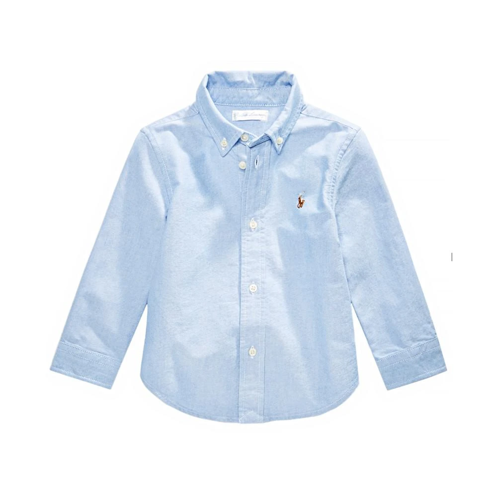 商品Ralph Lauren|Baby Boys Cotton Oxford Button Shirt,价格¥338,第2张图片详细描述