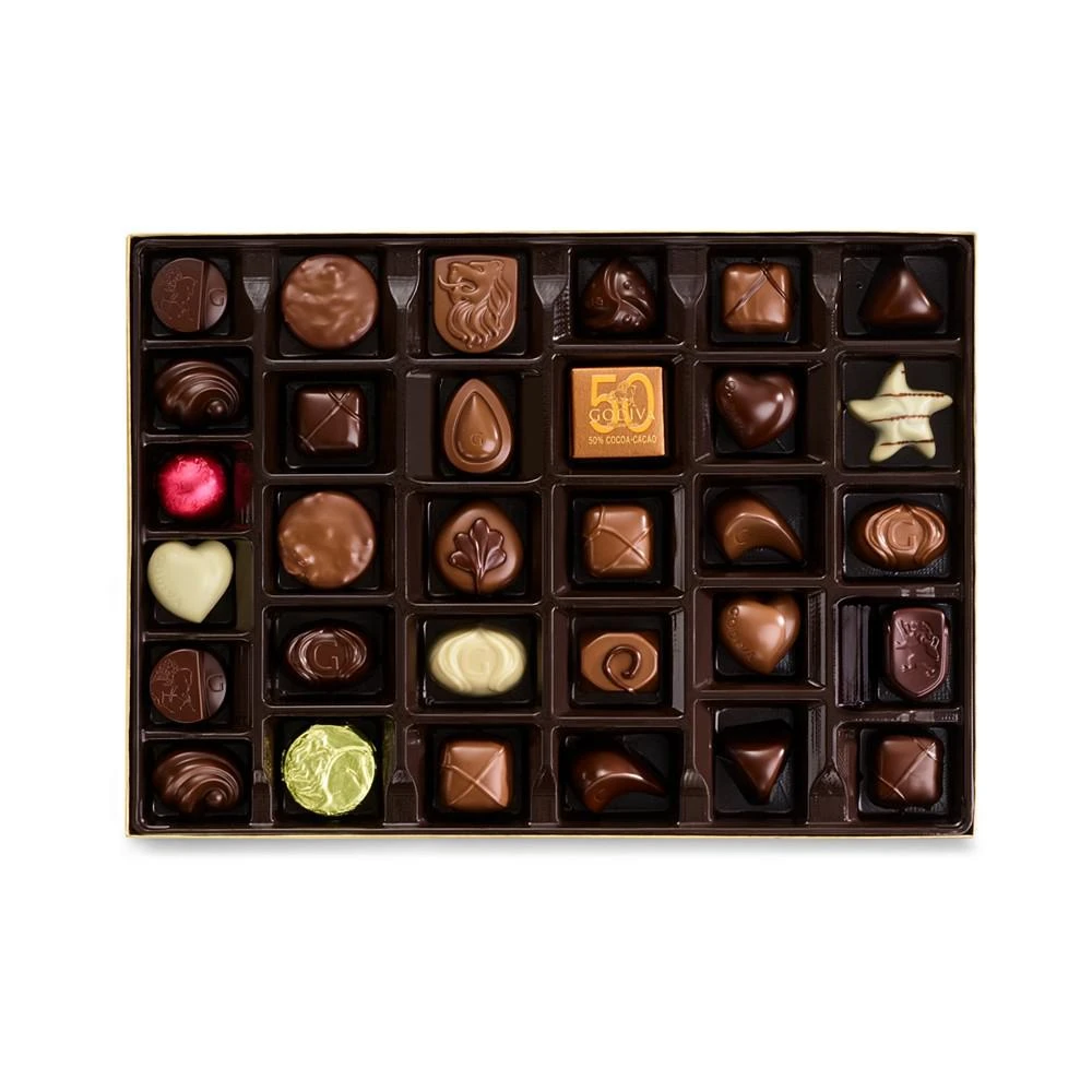 商品Godiva|Chocolate Gold Gift Box, Assorted, 36 Pc.,价格¥440,第4张图片详细描述