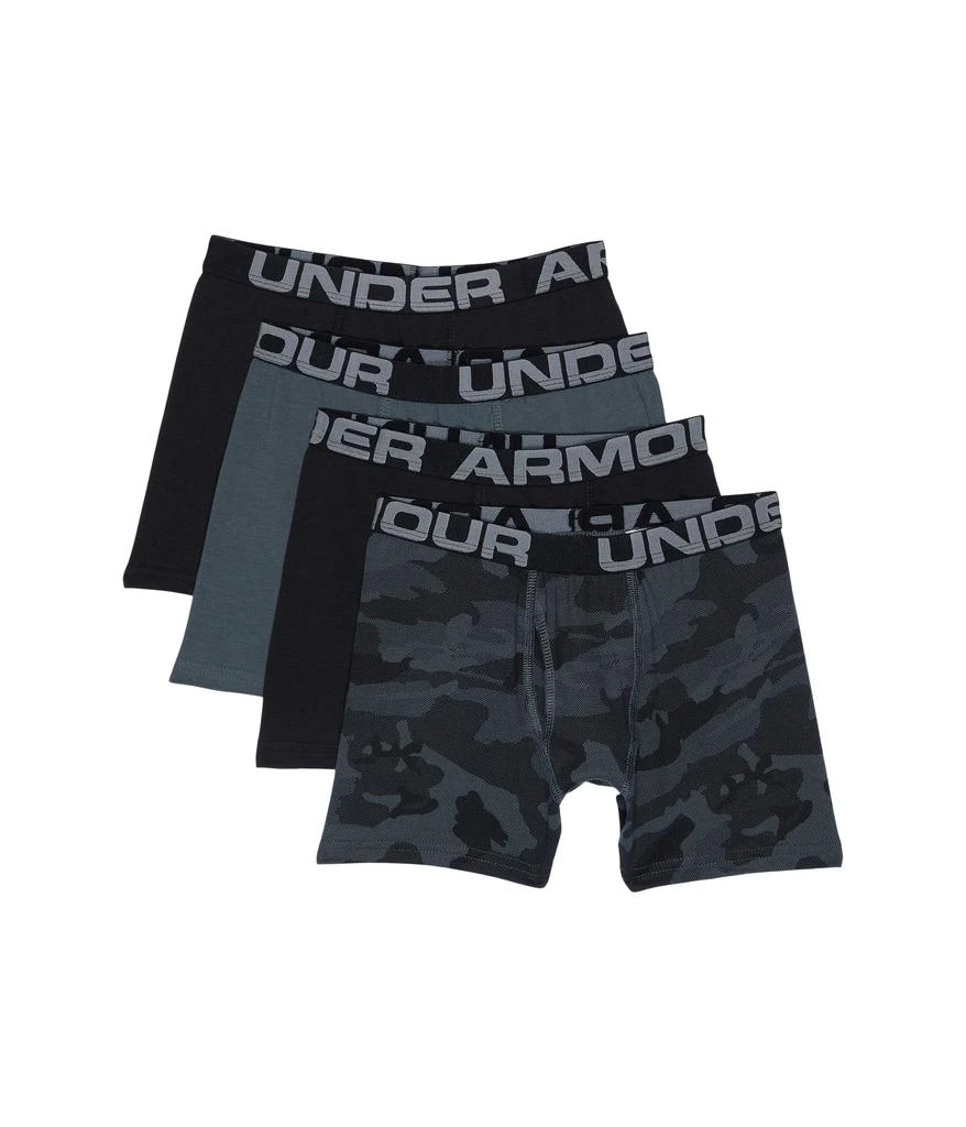 商品Under Armour|4-Pack Camo Cotton Boxer Set (Big Kids),价格¥195,第1张图片