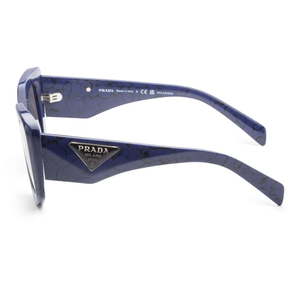商�品Prada|Prada 蓝色 Irregular 太阳镜,价格¥1257,第2张图片详细描述