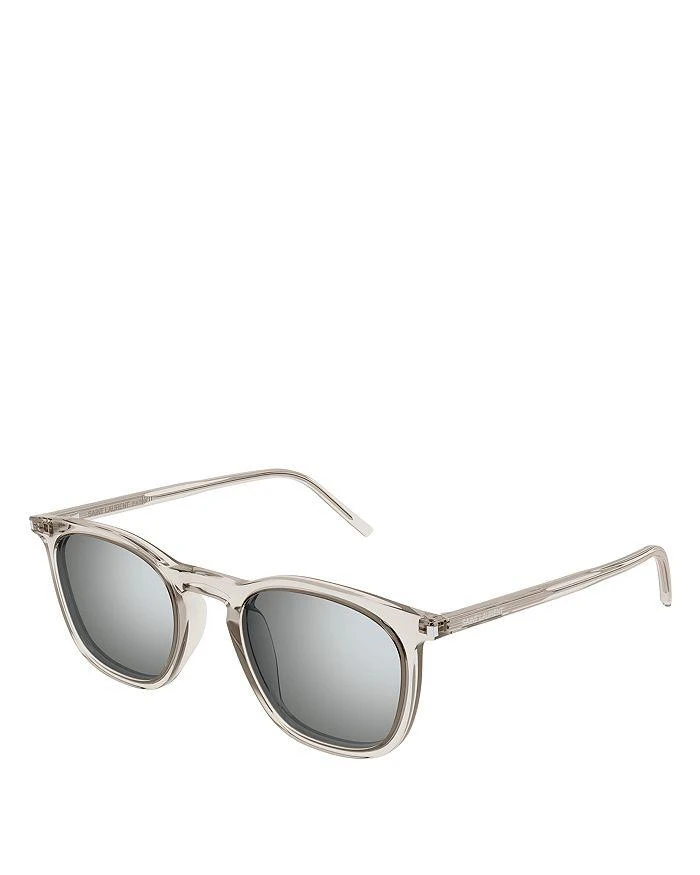 商品Yves Saint Laurent|SL 623 Thin Round Mirrored Sunglasses, 49mm,价格¥2862,第1张图片详细描述
