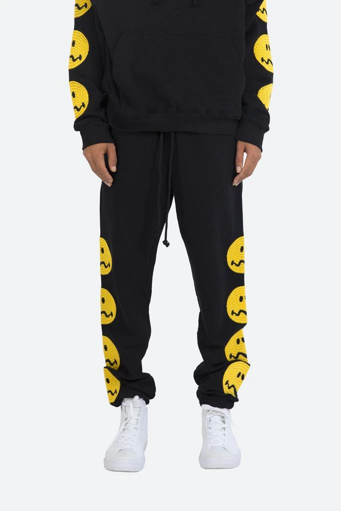 商品MNML|Crooked Smile Sweatpants - Black,价格¥321,第1张图片