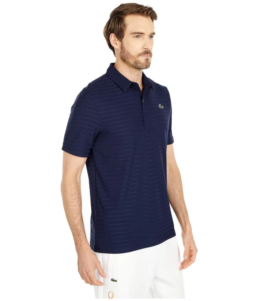 商品Lacoste|Short Sleeve Jacquard Polo,价格¥483,第4张图片详细描述