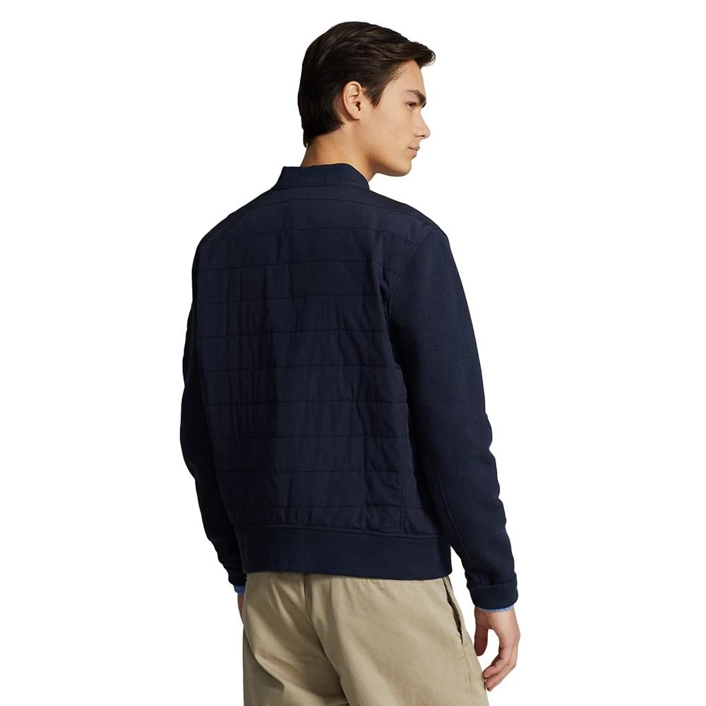 商品Ralph Lauren|Men's Full-Zip Quilted Panel Bomber Sweatshirt,价格¥1112,第2张图片详细描述
