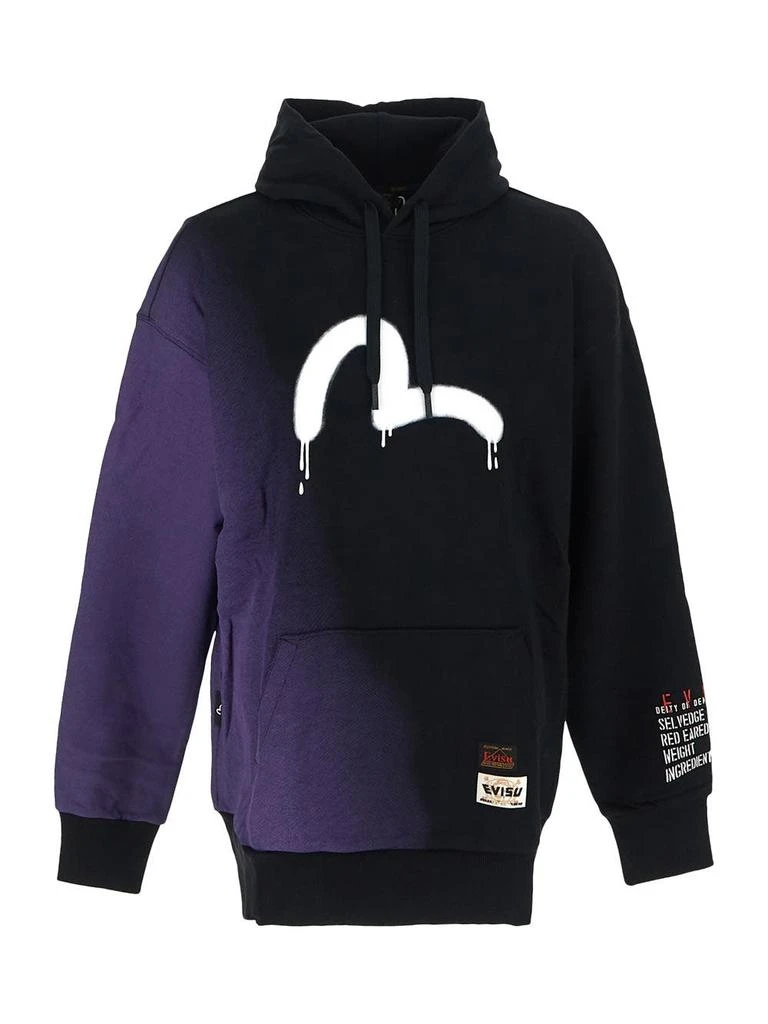 商品Evisu|Bi-Toned Logo Hoodie,价格¥1115,第1张图片