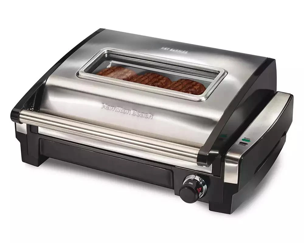商品Hamilton Beach|Electric Indoor Searing Grill - 25361G,价格¥651,第4张图片详细描述