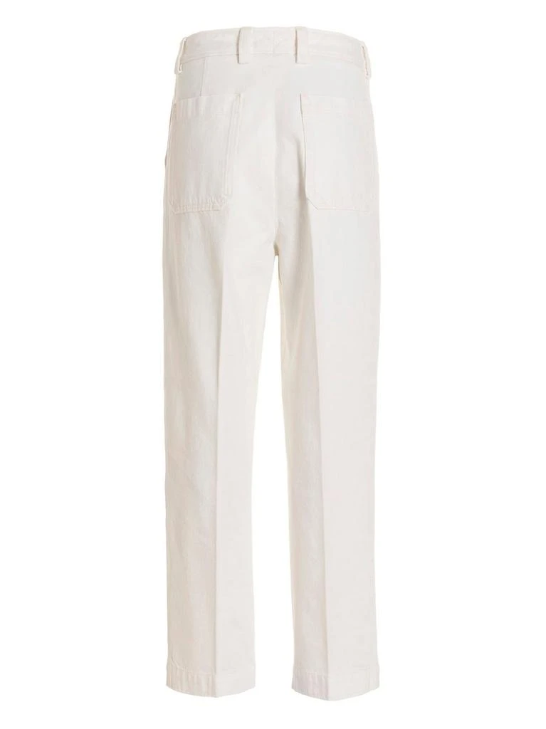 商品Zegna|Z Zegna High-Waist Pleated Tapered Leg Jeans,价格¥2330,第2张图片详细描述