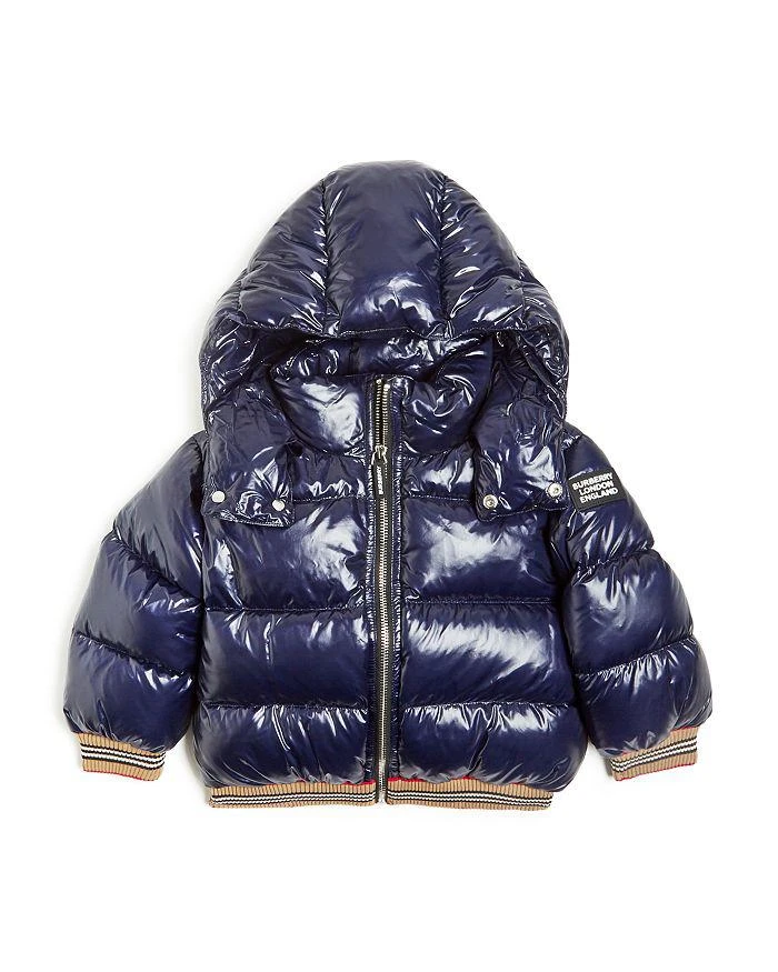 商品Burberry|Boys' Josiah Down-Filled Hooded Puffer Jacket - Little Kid, Big Kid,价格¥3662,第1张图片