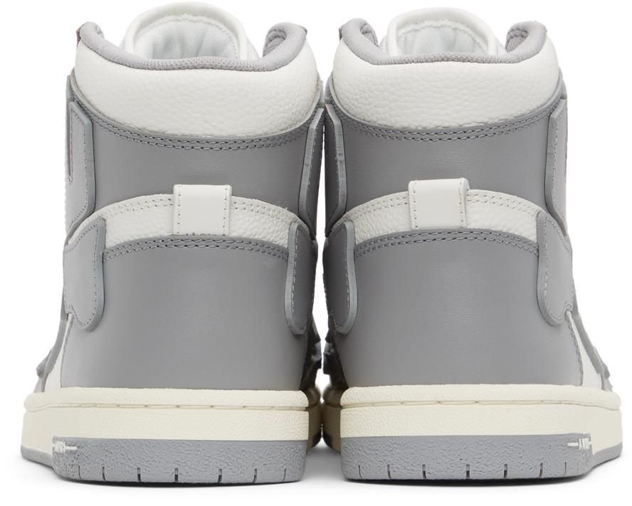 White & Grey Hi Skel Top Sneakers商品第4张图片规格展示